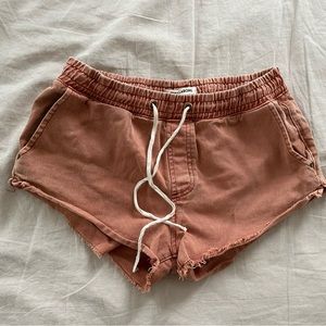 Billabong soft denim drawstring shorts size medium